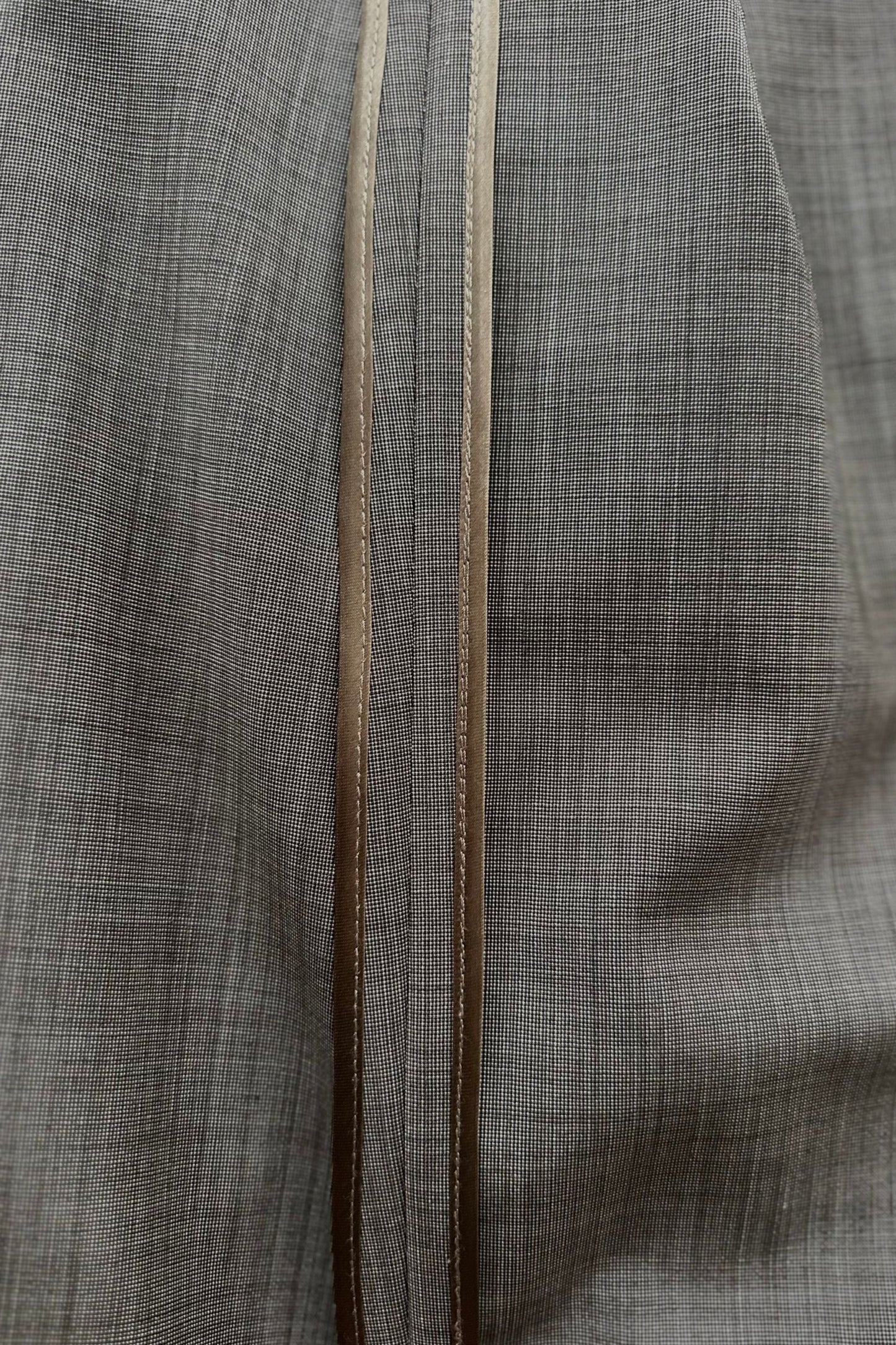 COFFEE DOUBLE PLEATED TROUSERS