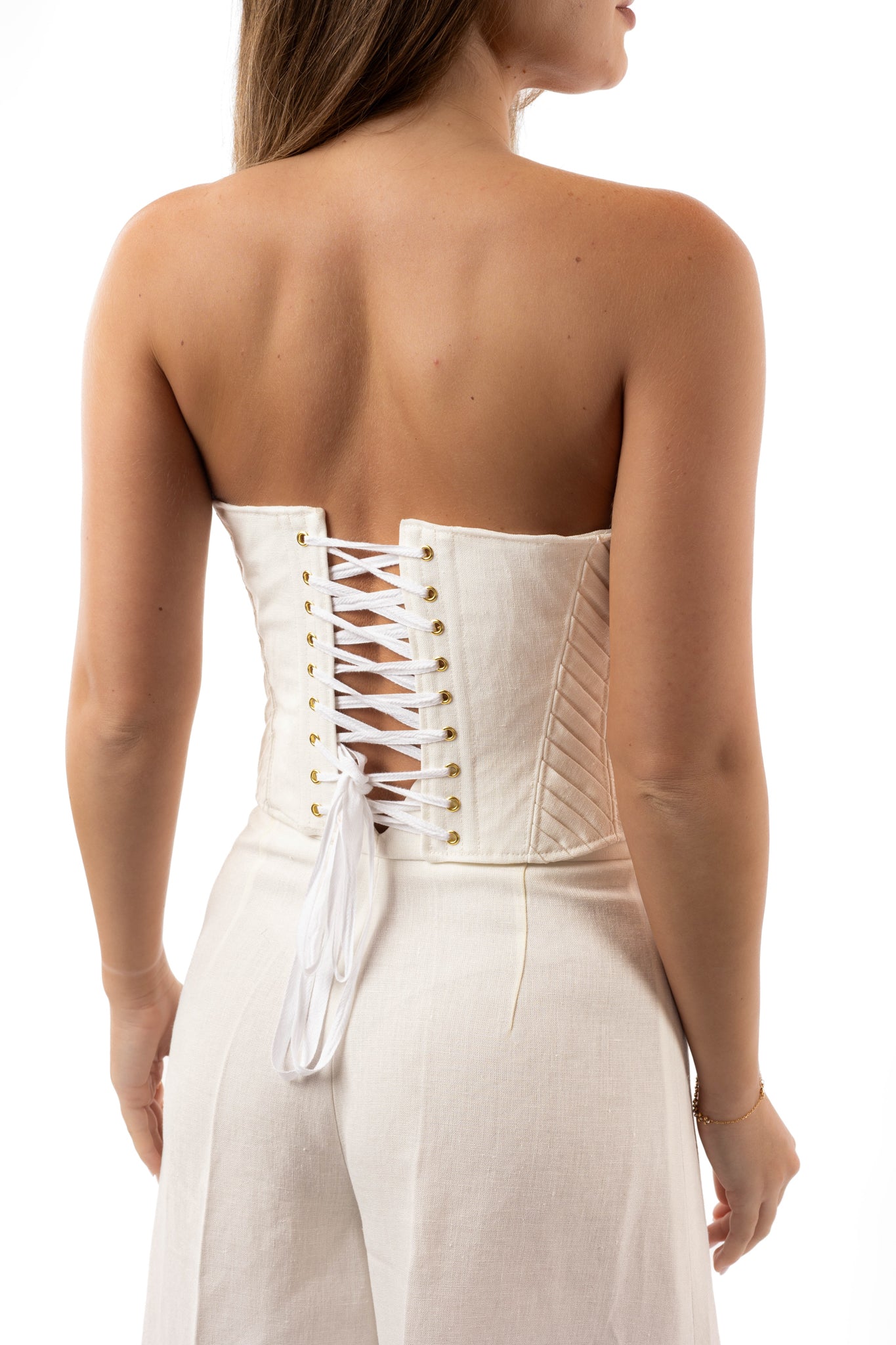 CORSET CU PIN-TUCKS