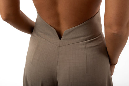PANTALONI DIN AMESTEC DE LÂNĂ VIRGINĂ
