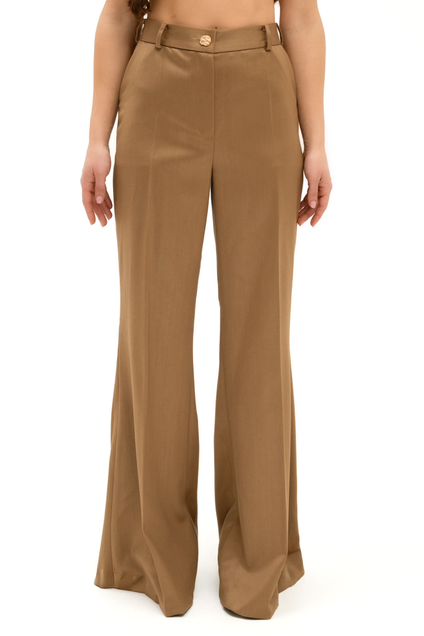 CAMEL TROUSERS 100% WOOL