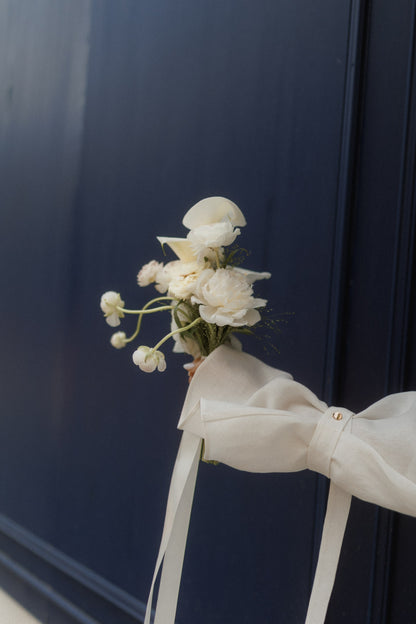 ROCHIE LUNGĂ DIN CÂNEPĂ IVORY